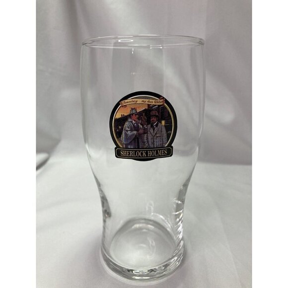 Concept Memorabilia Sherlock Holmes Pint Glass Arcoroc France w/4 Coasters - Picture 4 of 8